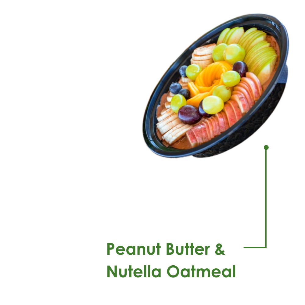 peanut butter & nutella oatmeal menu category